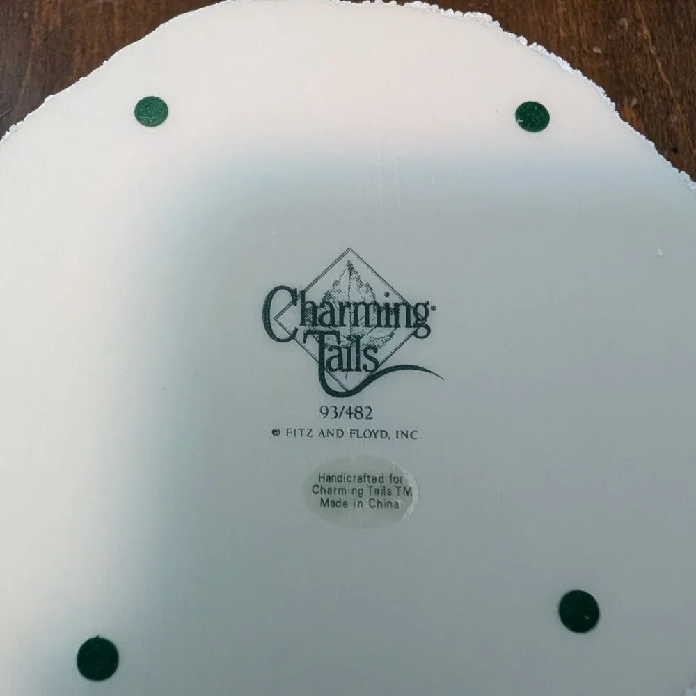 Charming Tails by Fitz and Floyd Snow Angels Votive Holder